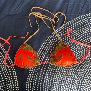 NWOT Handmade Lateen Bikini Top